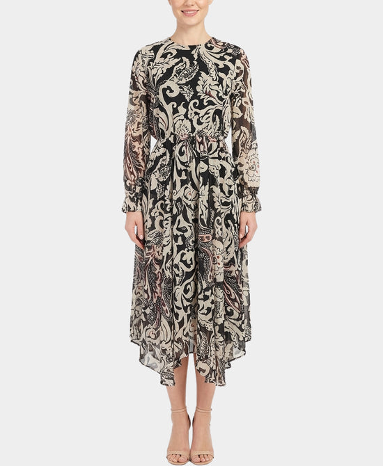 Printed Asymmetrical Dress view 1