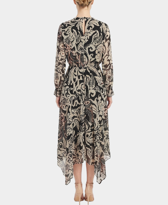 Printed Asymmetrical Dress view 2