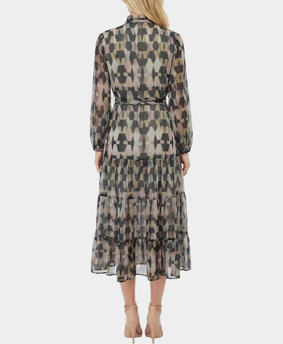 Printed Midi Dress view 2