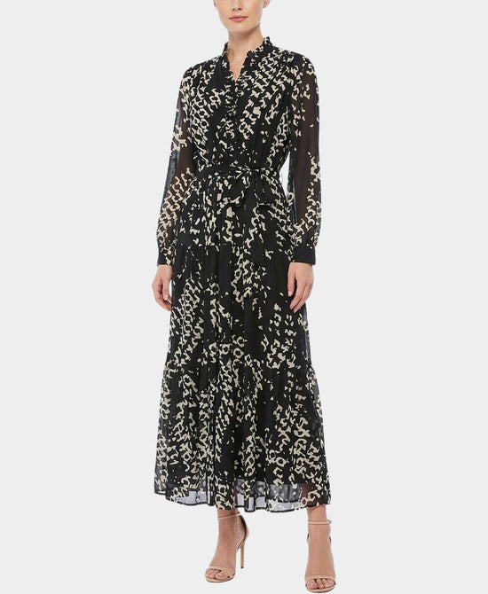 Printed Maxi Dress view 1