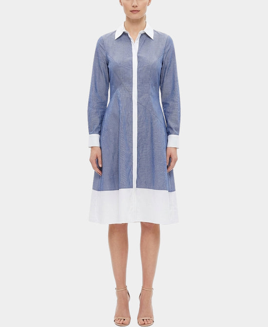 Two Tone Shirt Dress view 1