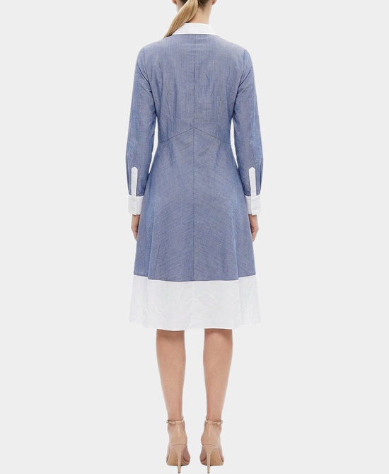 Two Tone Shirt Dress view 2