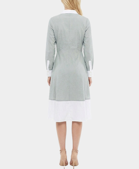 Two Tone Shirt Dress view 2