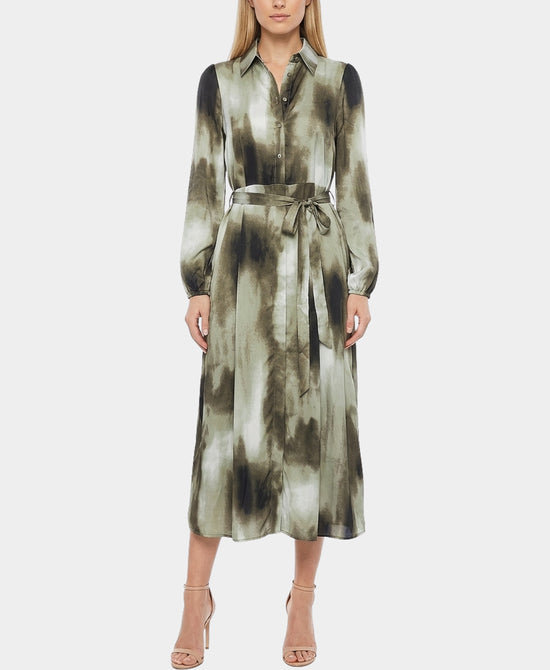 Tie Dye Shirt Dress view 1