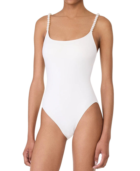 Pearl Strap One-Piece Swimsuit view 