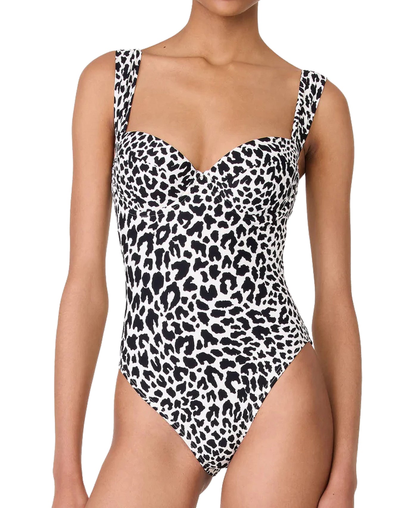 Animal Print One-Piece Swimsuit view 1