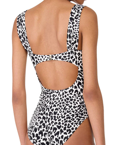 Animal Print One-Piece Swimsuit image 2