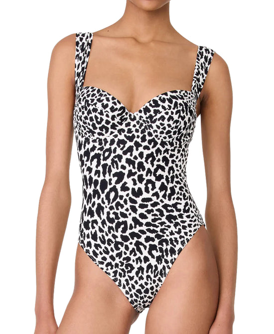 Animal Print One-Piece Swimsuit view 