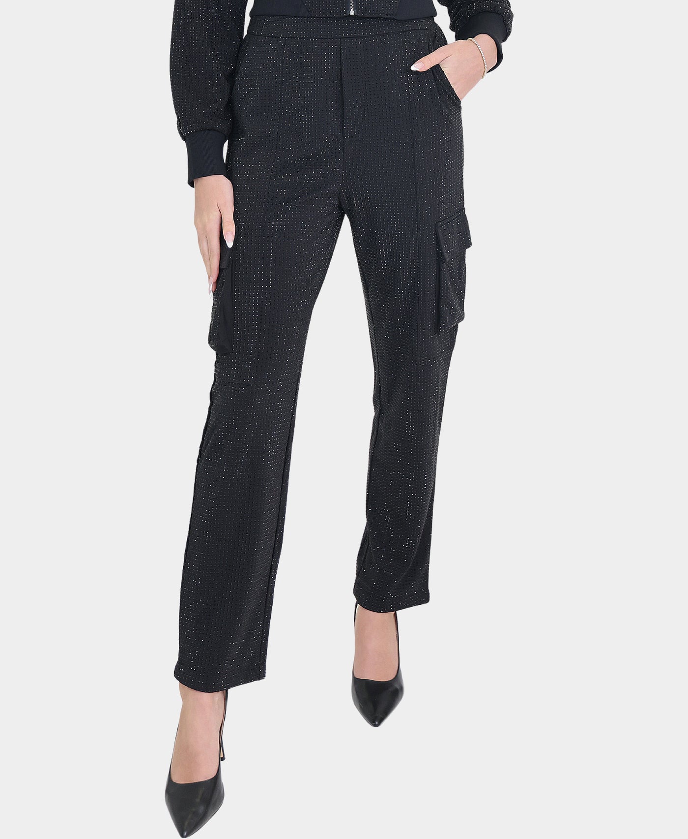 Crystal Covered Cargo Pants