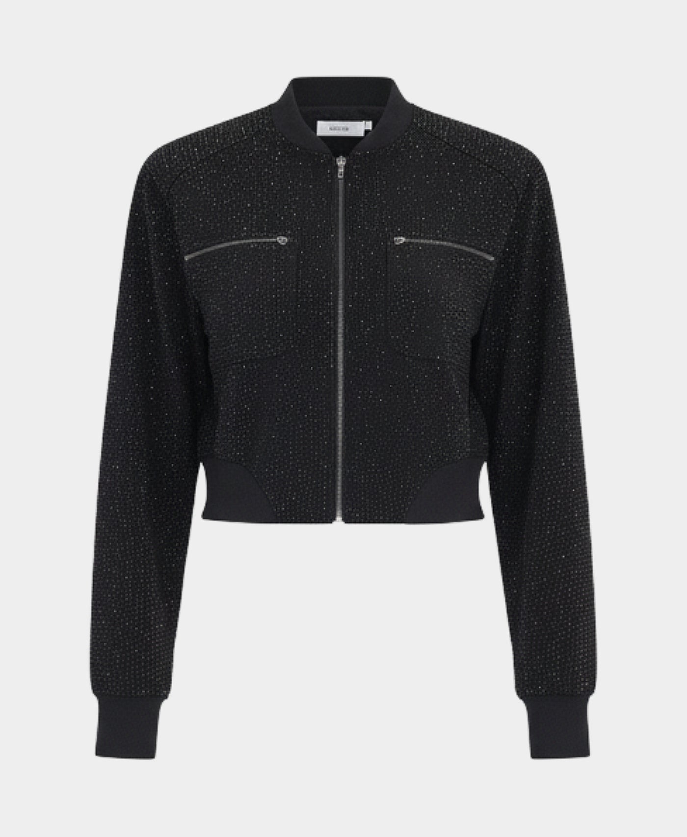 Crystal Covered Bomber Jacket view 2