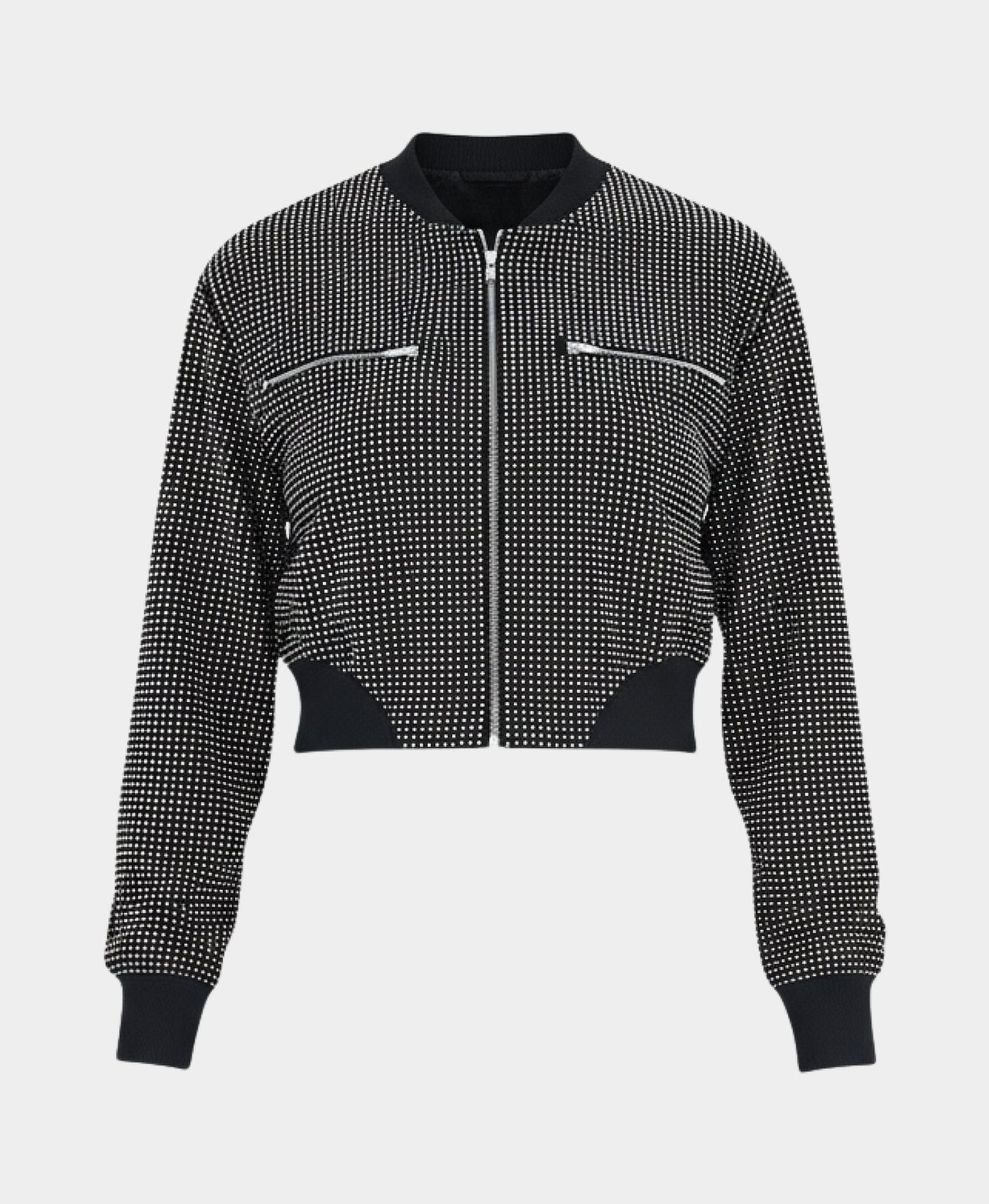 Crystal Covered Bomber Jacket view 2