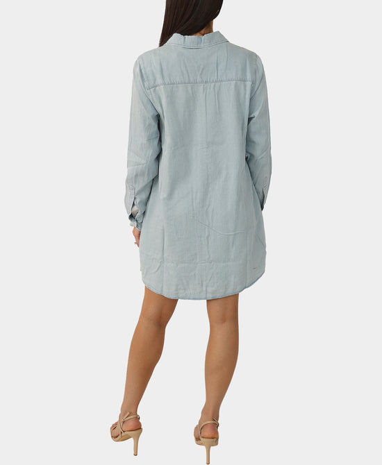 Denim Shirt Dress view 2