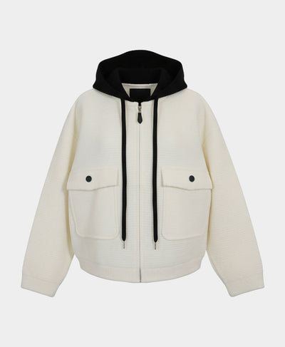 Sweater Jacket w/ Hood image 2