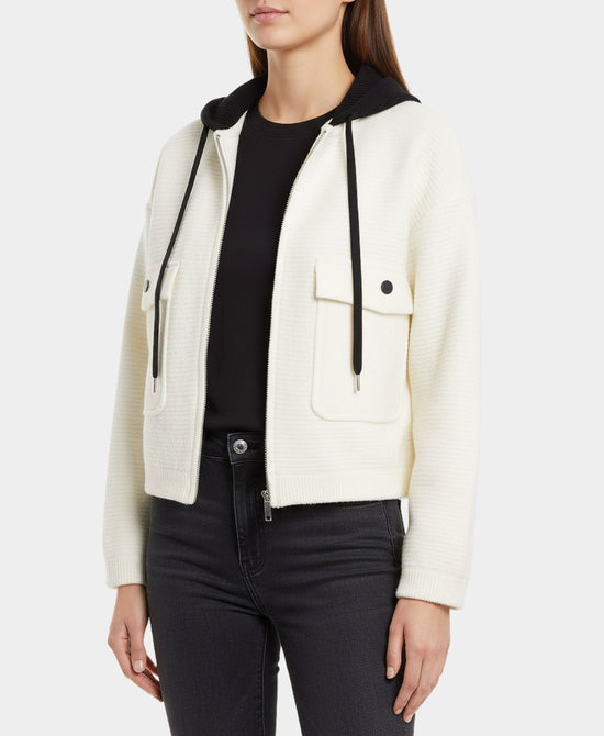 Sweater Jacket w/ Hood view 