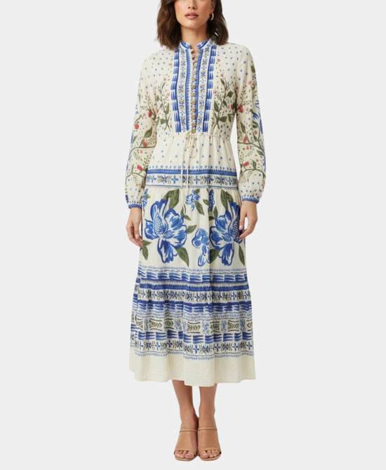 Printed Maxi Dress view 1