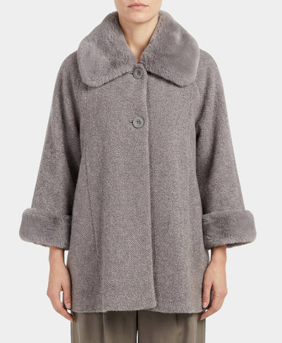 Faux Fur Trim Jacket image 1