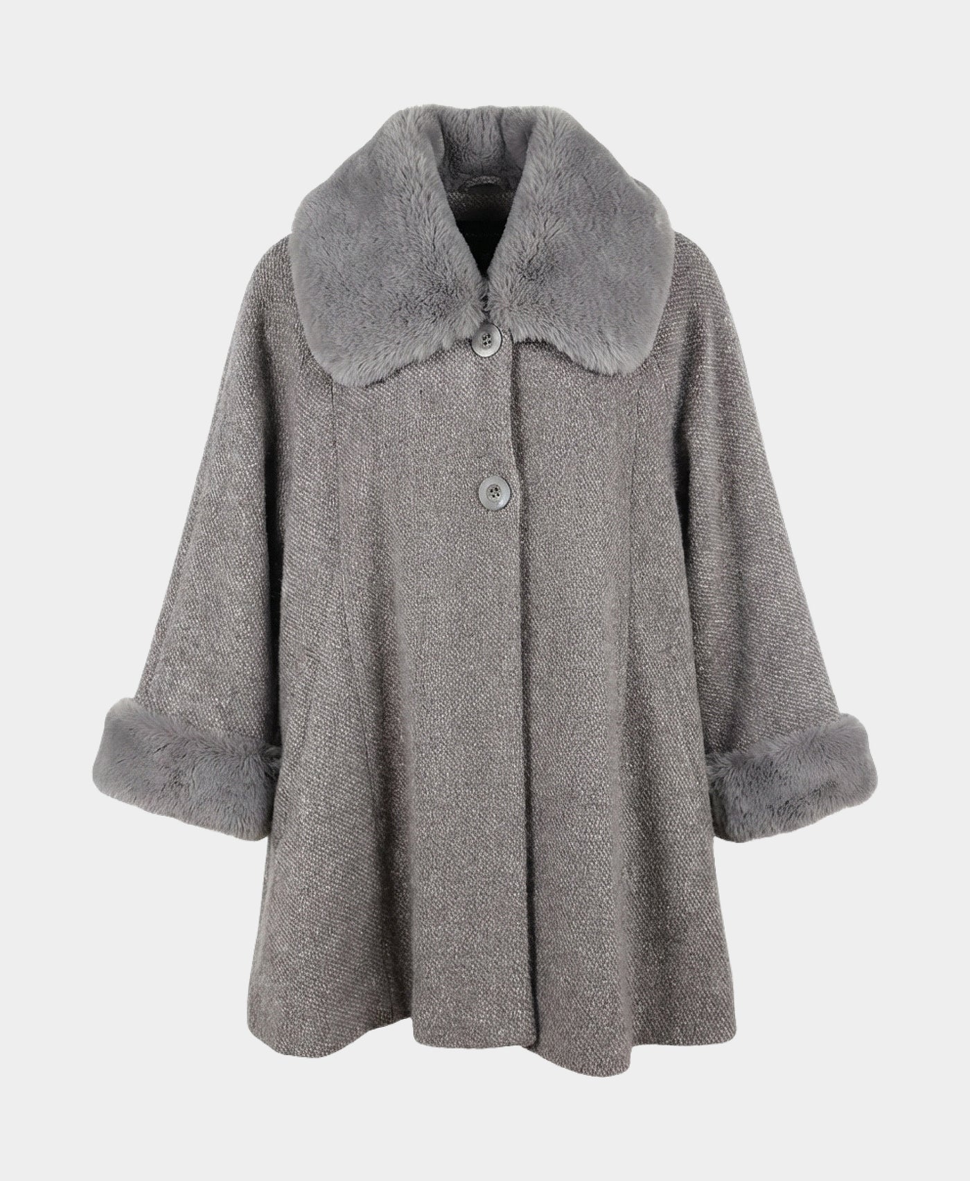 Faux Fur Trim Jacket view 3