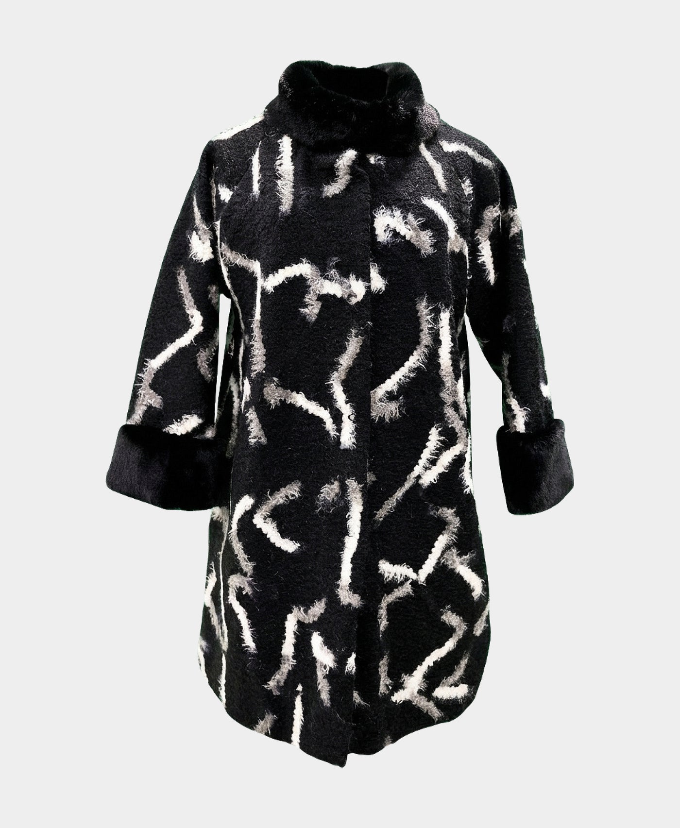 Faux Fur Trim Jacket view 3