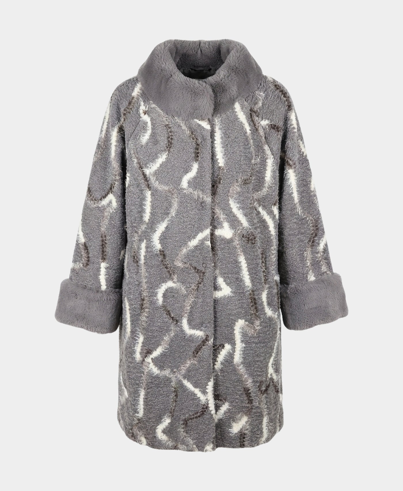 Faux Fur Trim Jacket view 3