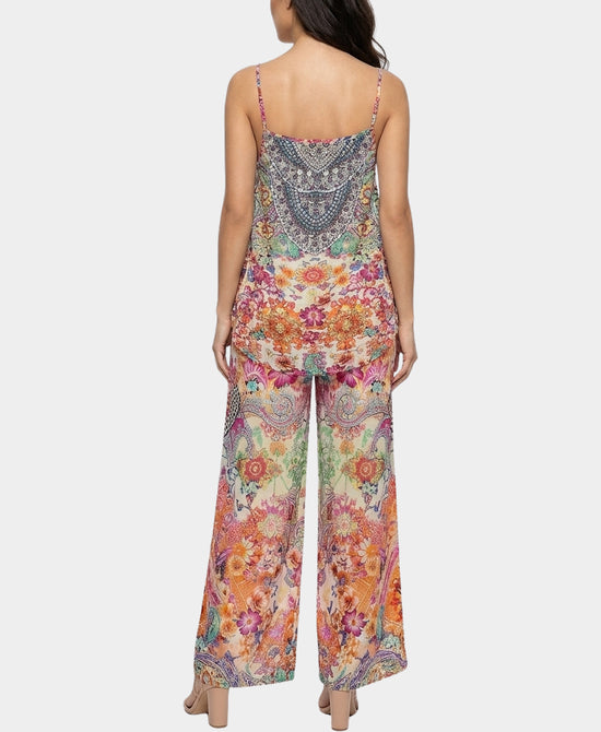 Mixed Print Tank & Pants Set- 2 Pc Set view 2