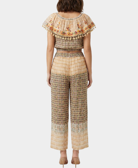
Mixed Print Top & Pants Set- 2 Pc Set in Striped view 2