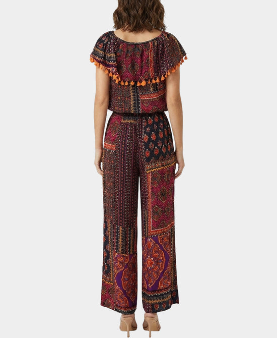 
Mixed Print Top & Pants Set- 2 Pc Set in MULTI view 2
