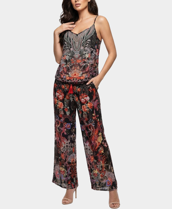 Mixed Print Tank & Pants Set- 2 Pc Set view 1