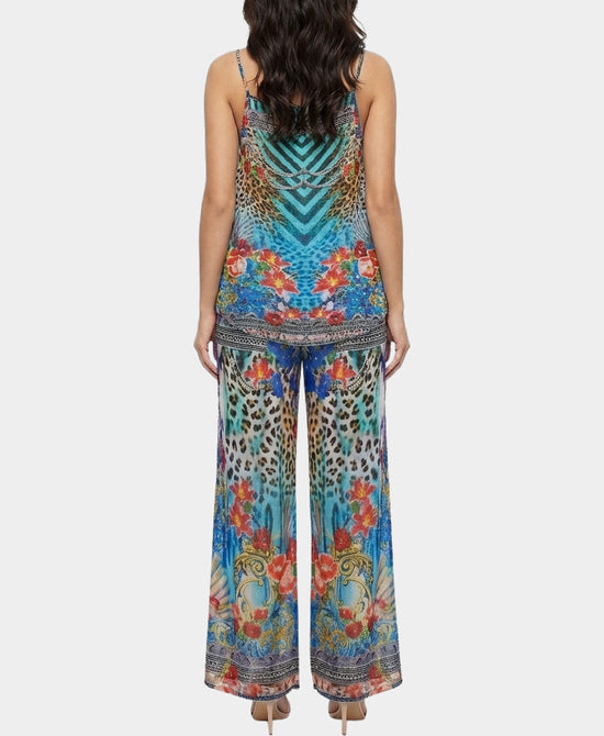 Mixed Print Tank & Pants Set- 2 Pc Set view 2