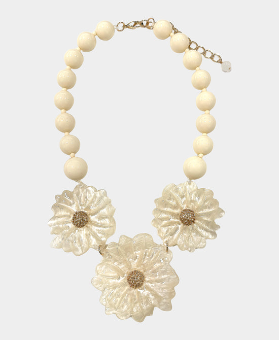 Flower Beaded Necklace view 