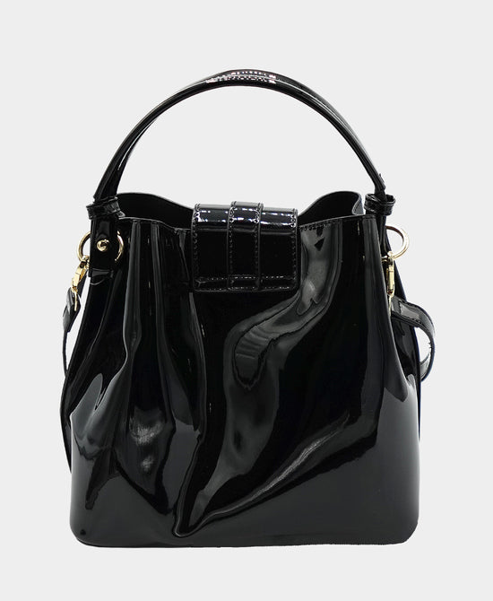Faux Patent Leather Handbag view 