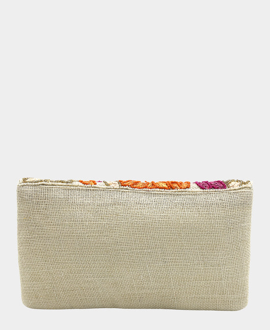 Beaded Flower Clutch Bag view 2