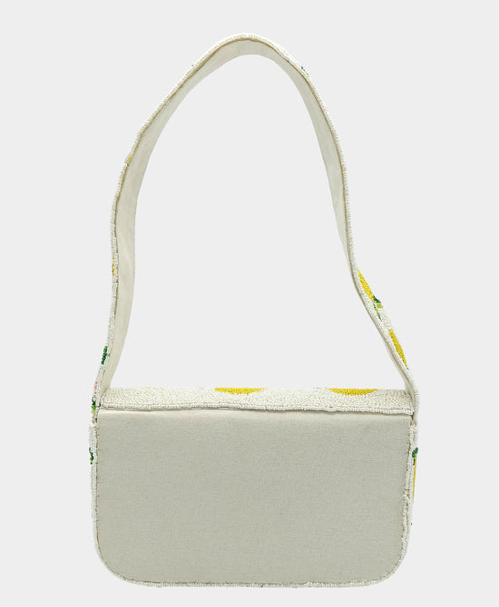 Lemon Beaded Shoulder Bag view 2