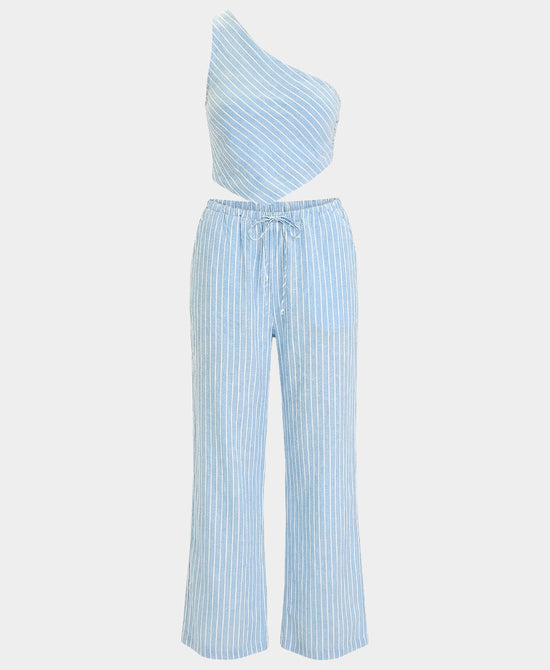 Striped Top & Pants - 2 Pc Set view 2