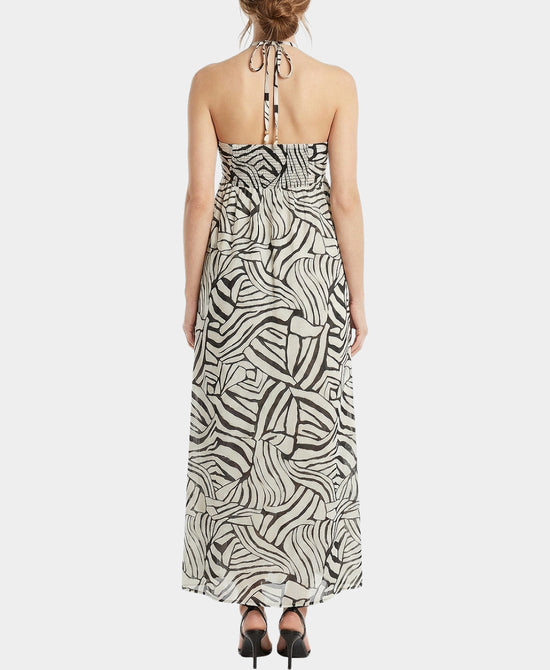 Printed Halter Dress view 2