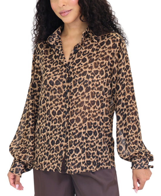 Animal Print Top view 