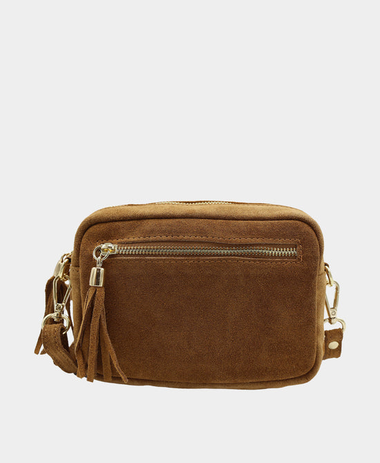 Suede Crossbody Bag view 