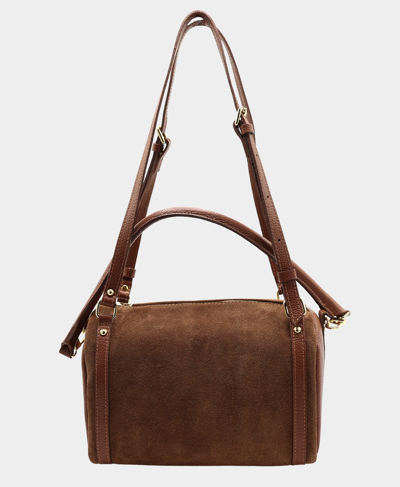 Suede Handbag view 1