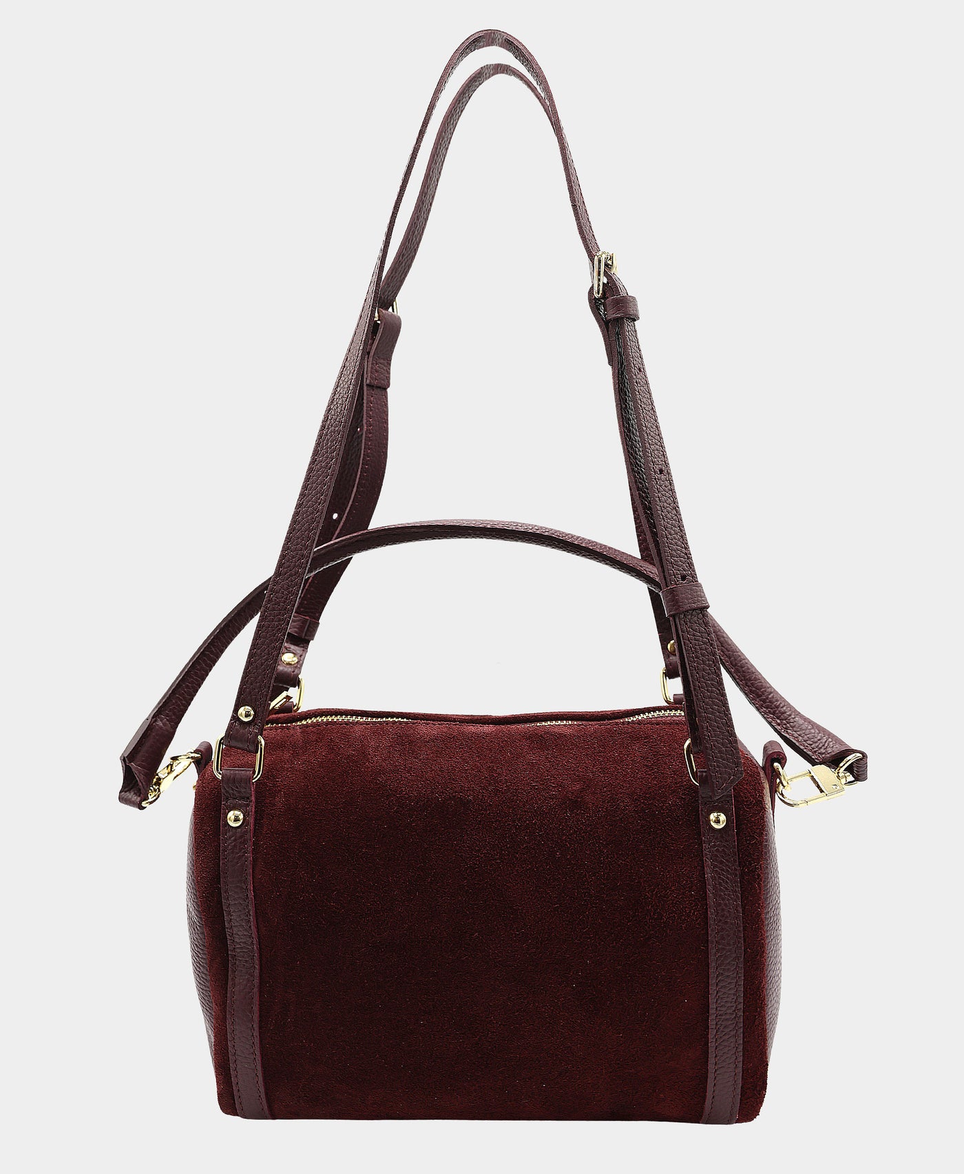 Suede Handbag view 1