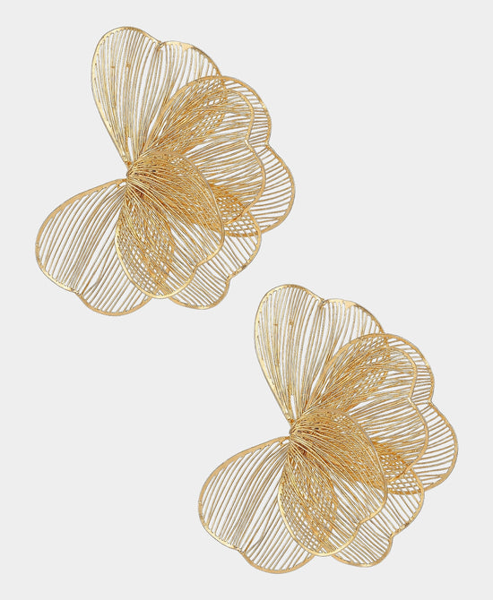 
Petal Statement Earrings in GOLD view 2