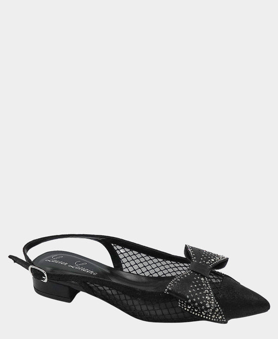 Mesh Bow Sandal w/ Crystals view 1