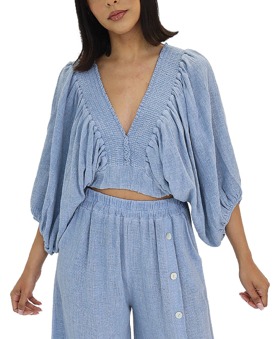 Ruched Top view 