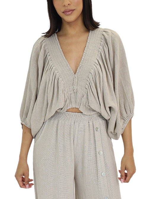 Ruched Top view 