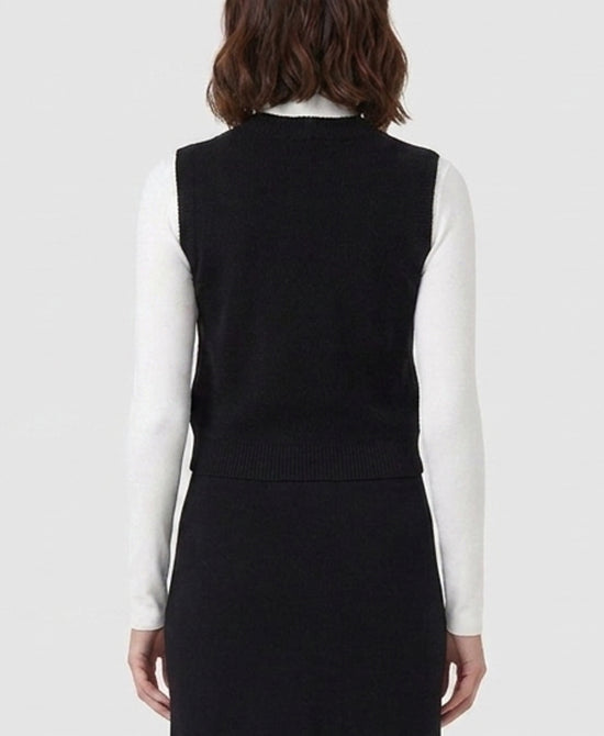 
Knit Vest in BLACK view 2