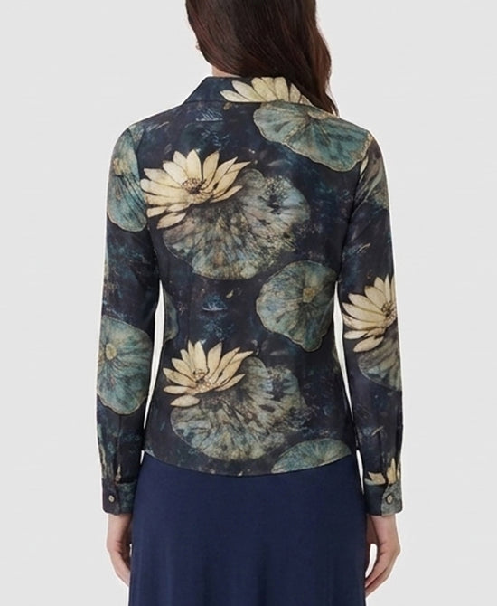 
Floral Blouse in BLUE view 2