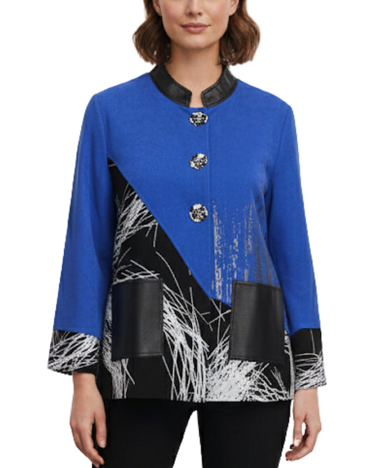 Faux Suede Multi Media Jacket view 