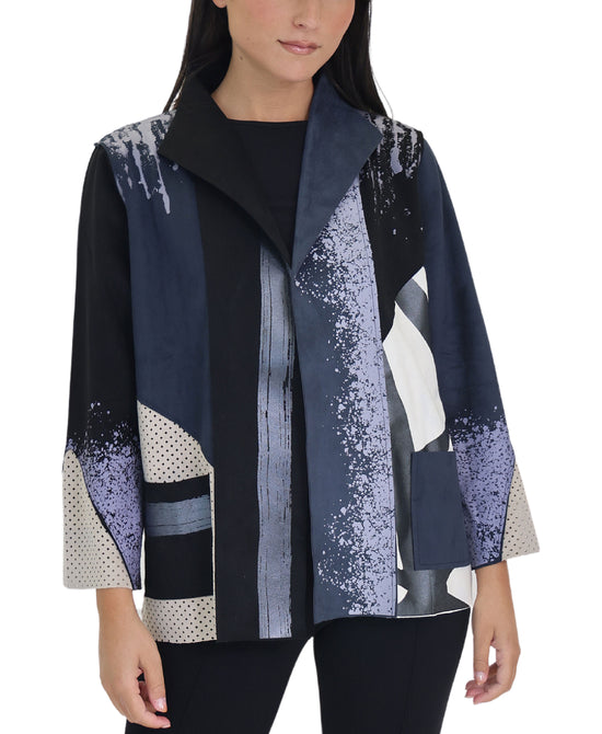 Faux Suede Multi Media Jacket view 