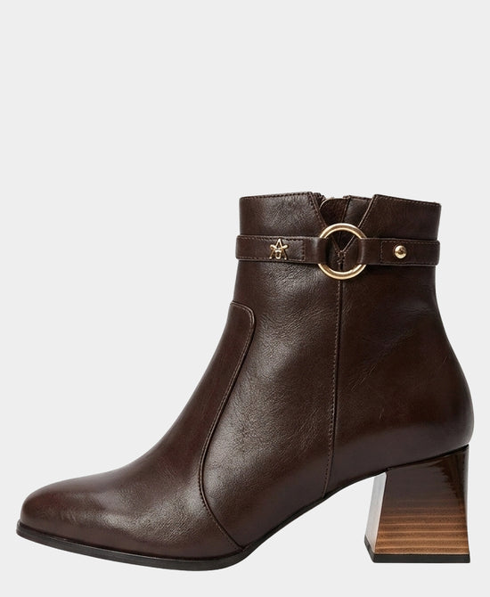 
Leather Bootie w/ Ombre Heel in BROWN view 2