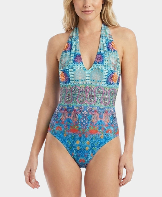 
Printed One-Piece Swimsuit in MULTI view 2