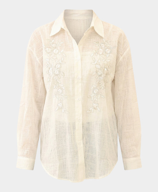 Embroidered Blouse w/ Beads view 2