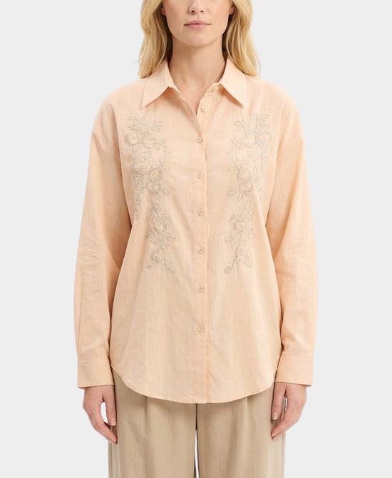 Embroidered Blouse w/ Beads view 1